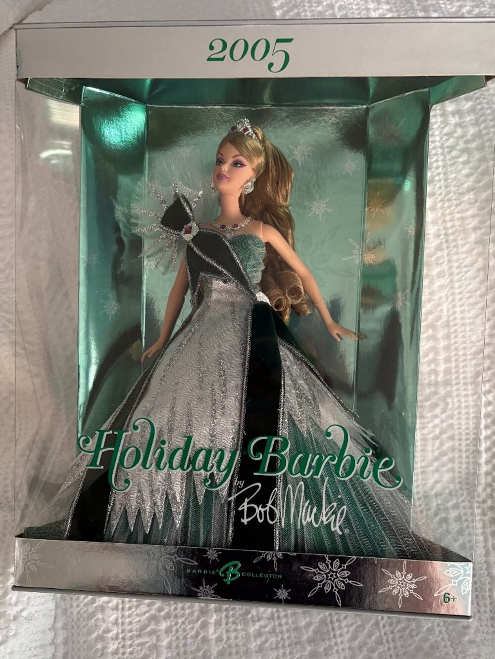 2005 Holiday Barbie by Bob Mackie Collector Doll NRFB in Original Box